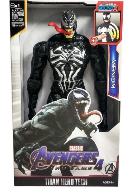 Venom 30 cm Figür Oyuncak Sesli Işıklı