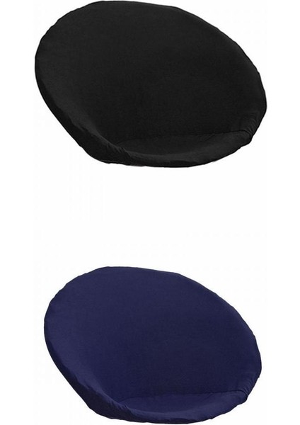 2 Yuvarlak Saks Sandalye Slipcover Slipcover Streç Ev Oturma Odası Erkek Kadınlar