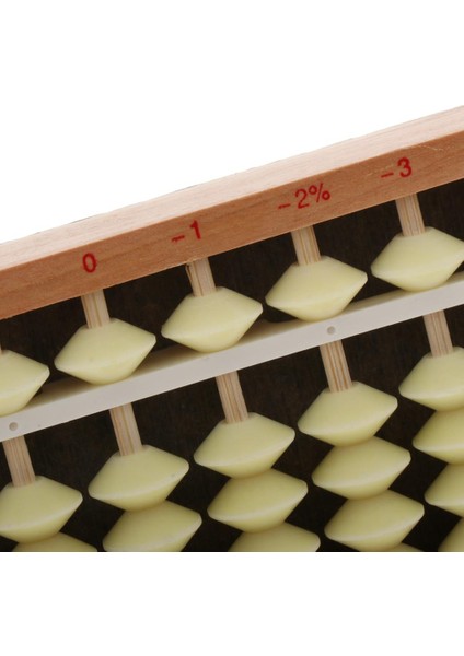 Profesyonel 17 Sütun Matematik Abacus Eads Öğrenme Yardım Eğitim Oyuncakları Krem B(Yurt Dışından)