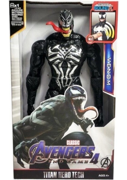 Can Ali Toys Venom Sesli Figür Oyuncak 30 cm