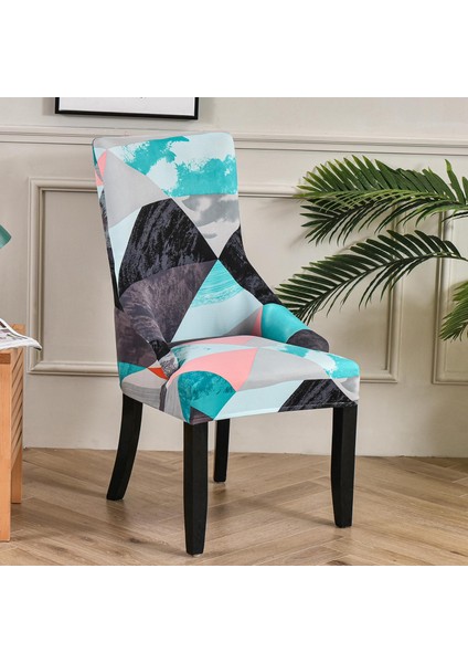Wingback Sandalye Kapağı Uzatılabilir Çıkarılabilir Yastıklar Sandalye, Ziyafet Süsleme Süresi Için Kapak(Yurt Dışından)