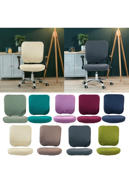 Yumuşak Streç Ofis Bilgisayar Masa Sandalyesi Kapak Evrensel Koltuk Slipcover Dekor Bej(Yurt Dışından) modelleri
