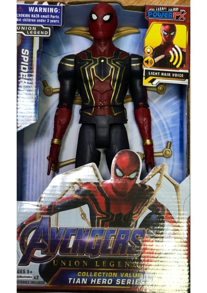 Enoy Spiderman Örümcek Adam Sesli Işıklı