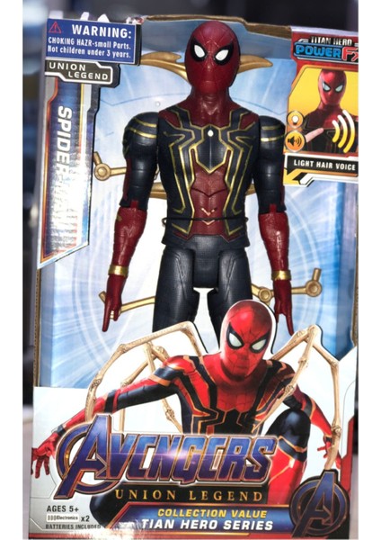 Enoy Spiderman Örümcek Adam Sesli Işıklı