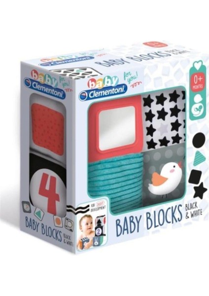 17321 Baby Clementoni Yumuşak Bebek Küpleri / +0 Ay modelleri