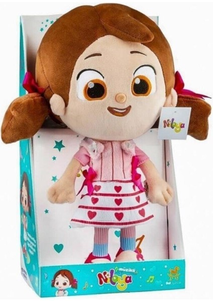 Niloya Kalpli Müzikli Peluş Bebek 35CM UTT-BAL55107 Utt-Bal