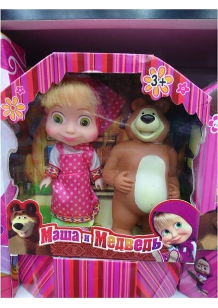 Maşa ve Koca Ayı Oyuncak Pembe