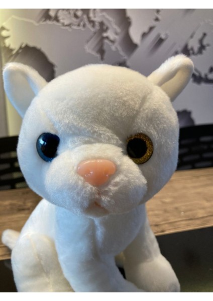 Beyaz Kedi Peluş Oyuncak 28CM modelleri