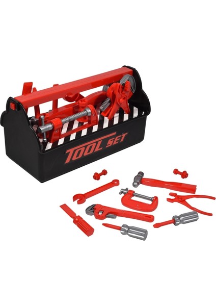 Besttoys Tamirci Çantası Eğitici & Öğretici Çantalı Tamir Aletleri Seti Okul Öncesi Rol Yapma Mesle