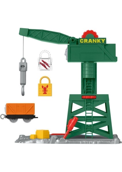 Thomas Friends Fisher Price Thomas ve Arkadaşları Vinç Cranky Oyun Seti GPD85