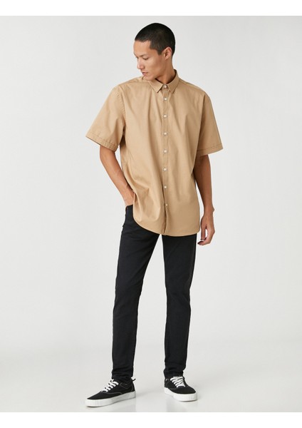 Skinny Fit Kot Pantolon Michael Jean