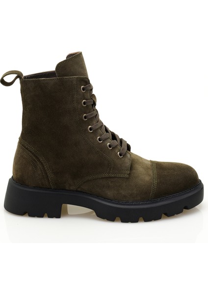 Emilla Haki Erkek Süet Deri Bot modelleri