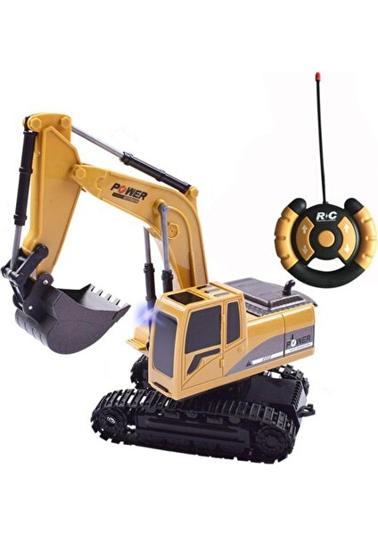 Oyuncak Uzaktan Kumandalı Excavator Kepçe Şarjlı 1:24