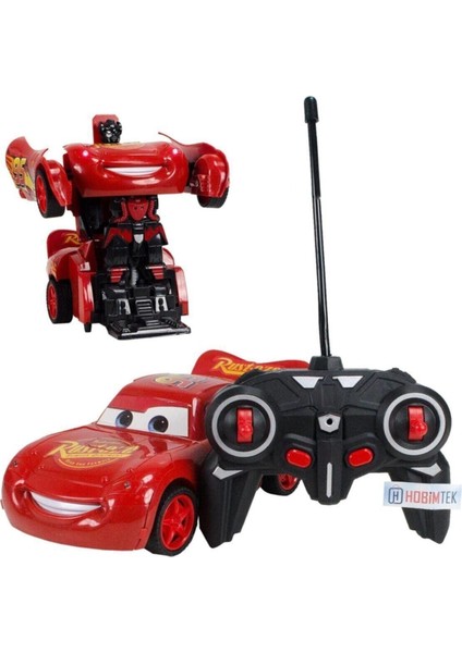 Cars Şimşek Mcqueen Uzaktan Kumandalı Araba Dönüşen Robot