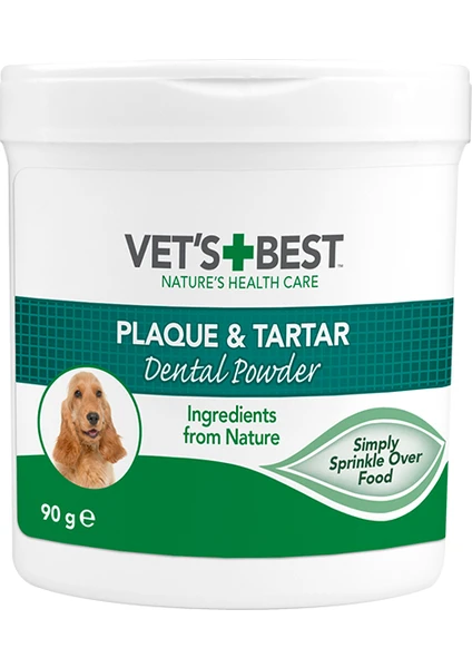 Vets Best Köpekler İçin Plak ve Tartar Ağız Bakım Tozu 90 gr