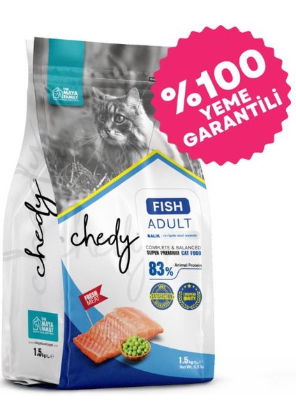 Balıklı Yetişkin Kedi Maması 1,5 kg