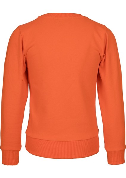 Baskılı Kız Çocuk Sweatshirt