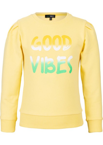 Baskılı Kız Çocuk Sweatshirt