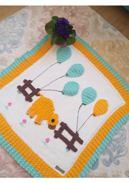 Örme Organik Kuzulu Battaniye