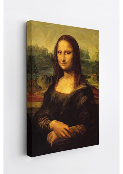 Lilafil Mona Lisa Leonardo Da Vinci Tablosu Dekoratif Kanvas Duvar Tablosu