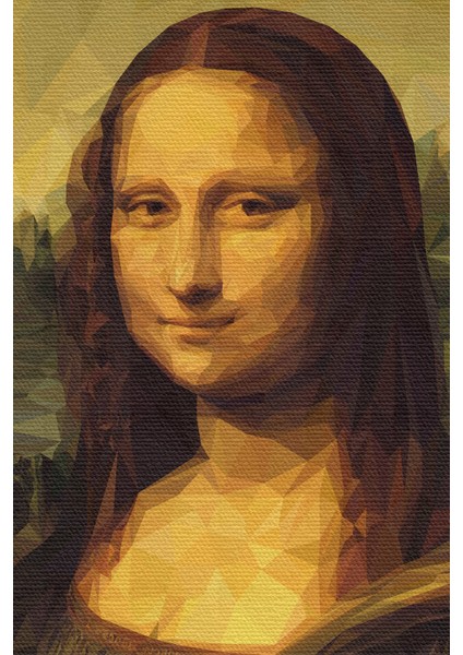 Lilafil Mona Lisa Leonardo Da Vinci Tablosu Dekoratif Kanvas Duvar Tablosu