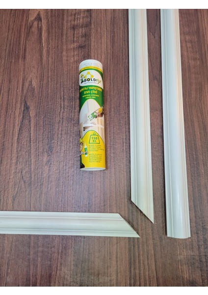 Dekoratif Boyanabilir 3 Adet Hazır Kesimli Çerçeve 4 cm