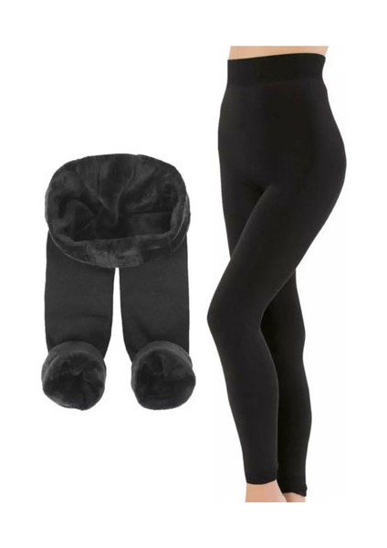 Içi Peluşlu Bayan Termal Tayt