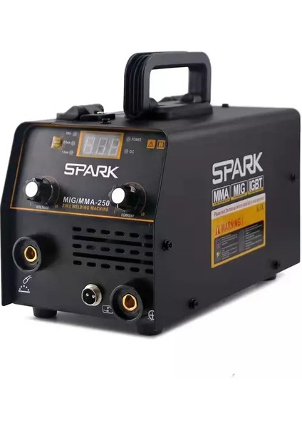 Spark 250 Gazsız Gazaltı Inverter Kaynak Makınesi Mıg Mma Dijitalgöstergeli