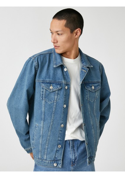 Basic Kot Ceket Düğme Detaylı Cepli Klasik Yaka fiyatları