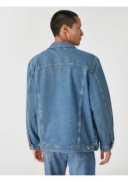 Basic Kot Ceket Düğme Detaylı Cepli Klasik Yaka fırsatları