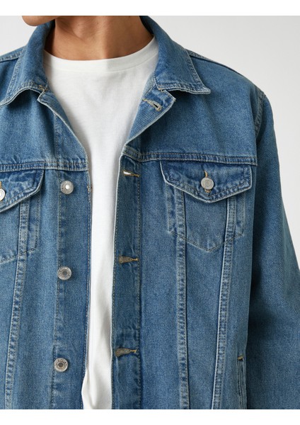 Basic Kot Ceket Düğme Detaylı Cepli Klasik Yaka indirimleri