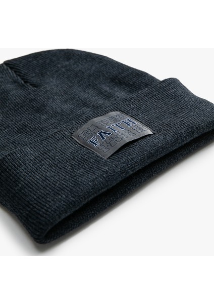 Basic Örgü Bere Slogan Etiket Baskılı Katlama Detaylı fiyatları