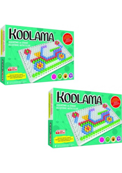 Kumtoys Kodlama Algoritma ve Dikkat Geliştirme Aktiviteleri 2 Li