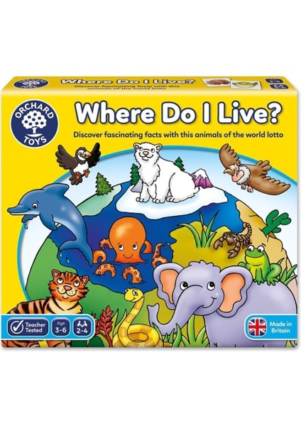Where Do I Live? 3-6 Yaş Oyun