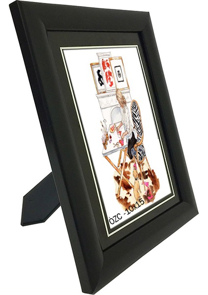 Hediyelik Çerçeve Dekorasyon Ev Home Ofis Resim Çerçevesi 10X15 Siyah fiyatları