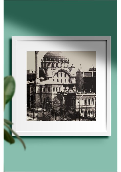 Çerçeveli Istanbul Serisi Eski Istanbul Tarihi Konsept ve Tekli Çoklu Çerçeveler 20X20 fiyatları