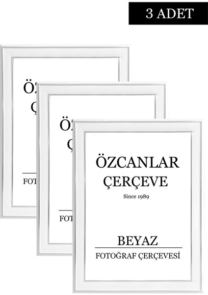 Boş Çerçeve Resim Çerçevesi Düğün Çerçevesi Çerçeve Gold Çerçeve Siyah Çerçeve Beyaz Çerçeve 3 Adet