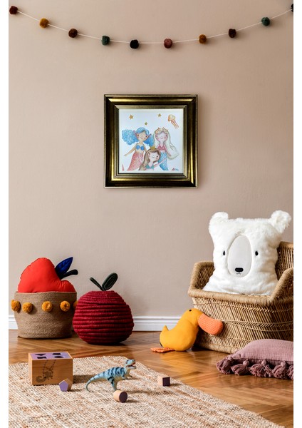 Çerçeveli Bebek ve Çocuk Odası Tablo Seti Kız ve Erkek Doğum Kutlama