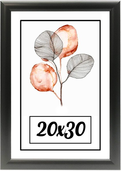 Hediyelik Çerçeve Dekorasyon Kişiye Özel Ev Home Ofis Resim Çerçevesi 20X30 Siyah Renk