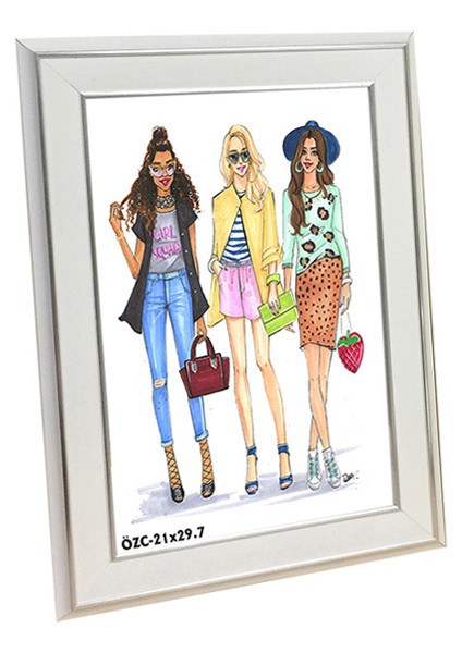 Hediyelik Çerçeve Dekorasyon Kişiye Özel Resim Çerçevesi Fotoğraf Çerçevesi Masaüstü 21X29,7 fiyatları