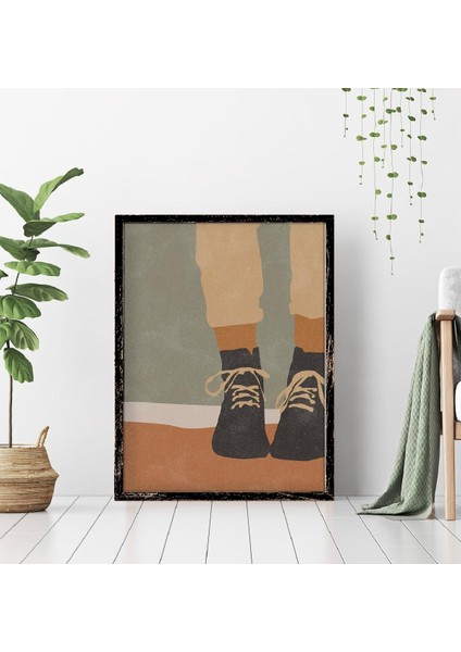 Çerçeveli Tekli Tablo Çerçeveler Dekorasyon Ev Dekoru 35X45 Tablo Tekli 174