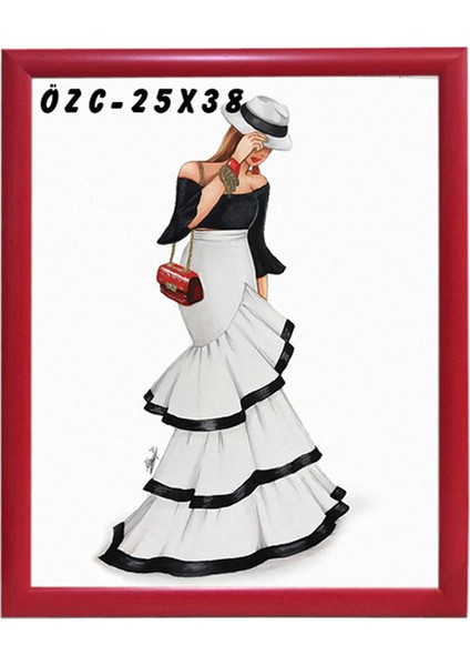 Hediyelik Çerçeve Dekorasyon Kişiye Özel Resim Çerçevesi 25X38