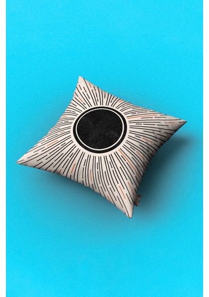 Yastık Baskı Kırlent Dekoratif Yastık 40X40 Suni Deri Yastık