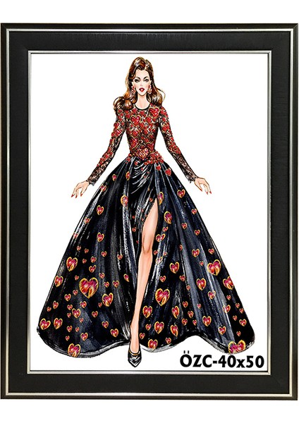 Hediyelik Çerçeve Dekorasyon Kişiye Özel Resim Çerçevesi Fotoğraf Çerçevesi Masaüstü Çerçeve 40X50