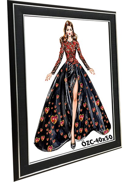 Hediyelik Çerçeve Dekorasyon Kişiye Özel Resim Çerçevesi Fotoğraf Çerçevesi Masaüstü Çerçeve 40X50 fiyatları