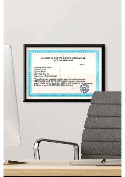 A4 Çerçeve Ucuz 21X30 Sertifika Evrak Diploma Belge Fotoğraf Çerçevesi Duvara Asılabilir Ofis