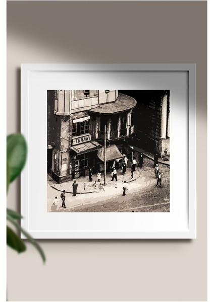 Çerçeveli Istanbul Serisi Eski Istanbul Tarihi Konsept ve Tekli Çoklu Çerçeveler 20X20 modelleri