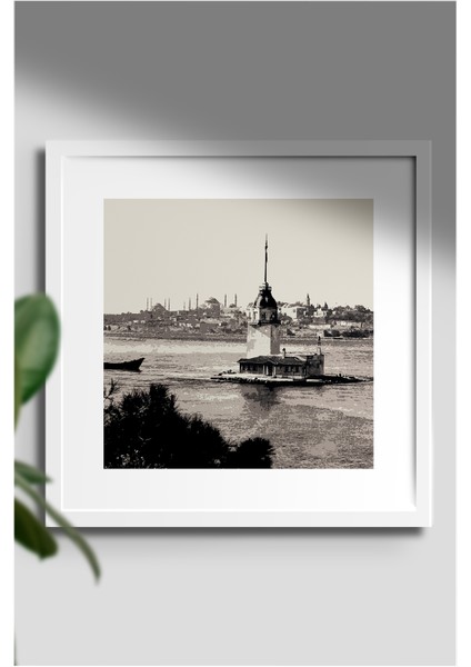 Çerçeveli Istanbul Serisi Eski Istanbul Tarihi Konsept ve Tekli Çoklu Çerçeveler 20X20 indirimleri