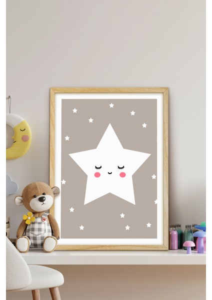 Çerçeveli Bebek ve Çocuk Odası Tablo Seti Kız ve Erkek Doğum Kutlama