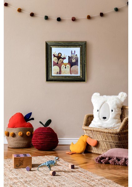 Çerçeveli Bebek ve Çocuk Odası Tablo Seti Kız ve Erkek Doğum Kutlama